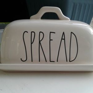 Rae Dunn Spread Butter Dish LL NEW